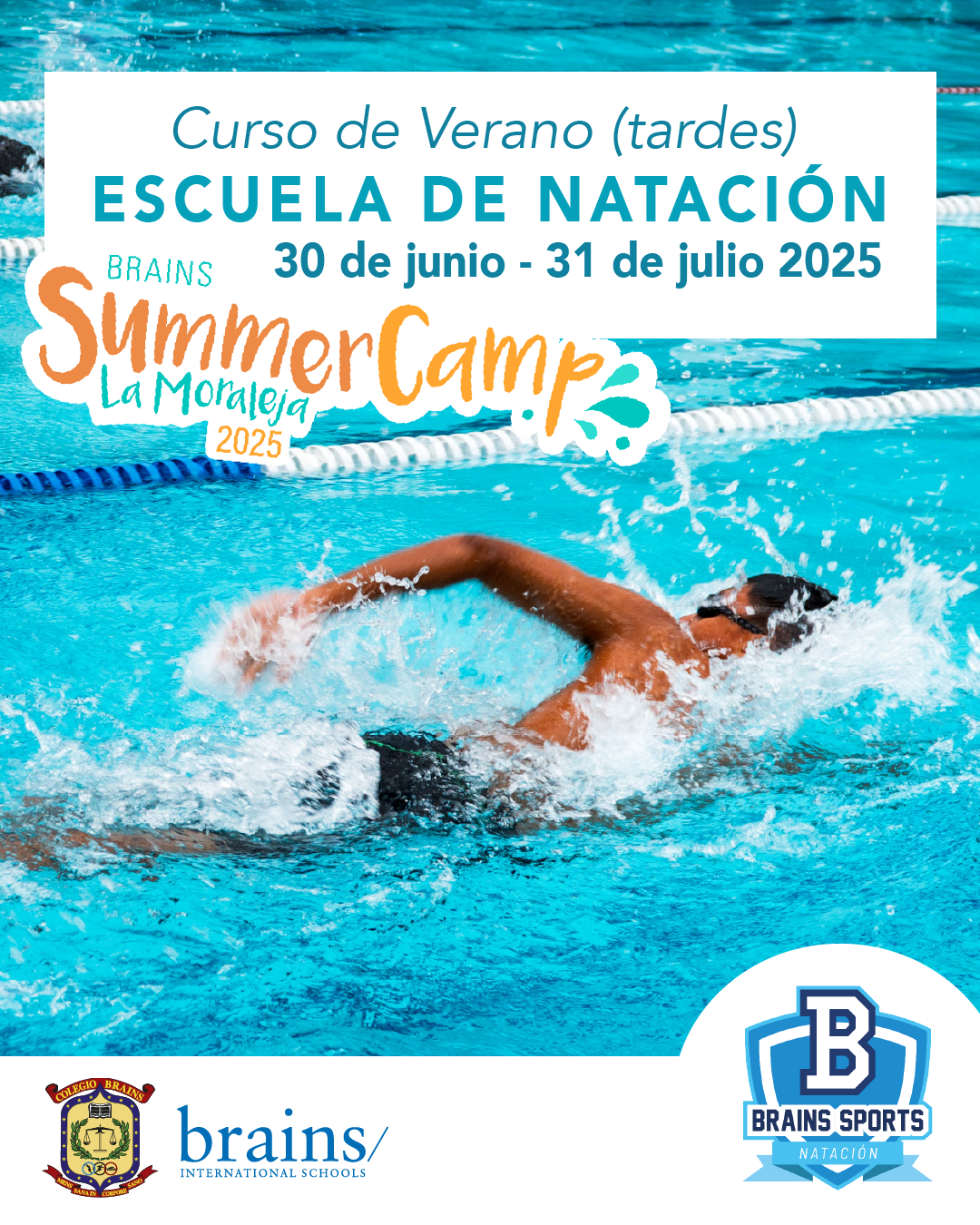 Curso intensivo de natación alumnos nacidos antes de 2019